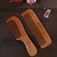 梳子女长发古风直发梳子密齿防静电男士按摩头梳子家用|2把[手把密+直板密]
