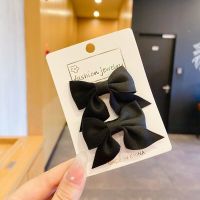 儿童发夹蝴蝶结头饰可爱公主小女孩发饰儿童小号发夹头饰夹子|可爱Baby-黑色