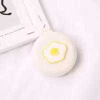 可爱少女心折叠气囊梳子卡通便携塑料气垫头部按摩梳子带化妆镜子|鸡蛋 5个装(不重复)