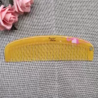 大号月牙梳加大加厚牛筋梳子折不断齿耐热防静电塑料梳|加大加厚印花款月牙梳