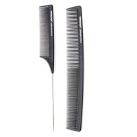 梳子女家用女士长发美发尖尾梳防静电男士理发剪发梳木梳|双面梳+钢针尖尾梳