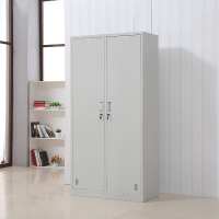 梦商2门钢制更衣柜家用宿舍工厂员工铁皮柜家用钢制衣柜二门铁衣柜储物柜带锁 二门更衣柜 0.6mm
