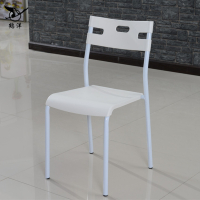 鹤洋办公椅餐椅电脑培训休闲洽谈室内外塑料椅简约家具会议塑料椅