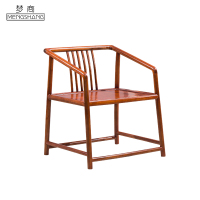 梦商 新中式椅 泡茶椅 靠背椅 饭店办公茶椅凳 茶桌椅子