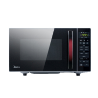 美的M1-235E家用微波炉 微电脑操控快捷微波炉 平板加热 单机烧烤功能;微波功能 23L容量 涂层内胆 台嵌两用