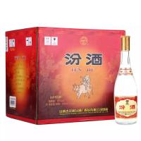 汾酒 玻汾 53度 黄盖汾 475mL*12瓶整箱装 清香型