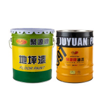 聚源漆 室内外耐候性强聚氨酯地坪漆翠绿色(25kg平涂+5kg固化剂)
