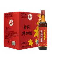 金枫特加饭五年陈黄酒 上海老酒 500ml*12瓶整箱装16度半干型米酒