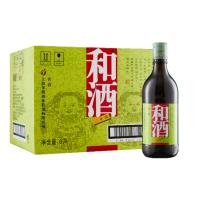和酒三年陈黄酒3年500ML*12瓶整箱上海老酒特型半干加饭米酒