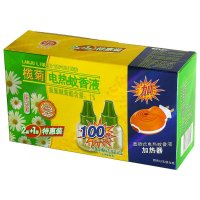 榄菊野菊花蚊液2+1特惠装45ml*2+加热器