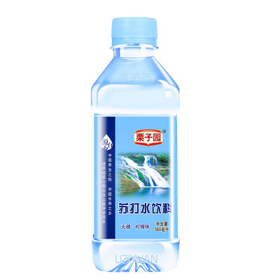 栗子园柠檬苏打水400ml