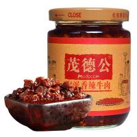 茂德公南派香辣牛肉辣椒酱 下饭菜拌饭拌面酱辣酱下饭酱225g
