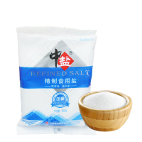 中盐精制食用盐400g