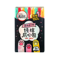 高洁丝爪心包纯棉日用240*9片
