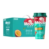 香飘飘Meco蜜谷果汁茶荔枝百香400ml*15