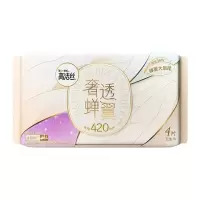 高洁丝奢透蝉翼卫生巾420mm*4片