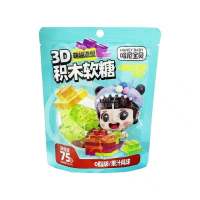 维巧哈尼宝贝3D积木造型软糖75g/包