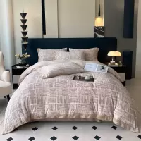 雅鹿立体雕花牛奶绒纽扣款四件套 冬季加厚保暖床上用品