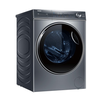 海尔(Haier) 滚筒洗衣机10公斤容量洗烘一体机全自动上排水一级能效磁悬浮直驱变频 G100368HBD14LSU1