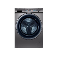 海尔 (Haier) 滚筒洗衣机家用不锈钢全自动变频洗衣机10KG容量一级能效洗烘一体机 EG100HMAXSL6U1