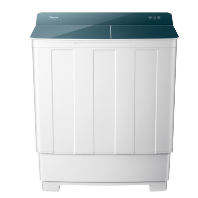 美的(Midea)洗衣机半自动双缸双桶 家用大容量 品质电机洗脱分离强劲动力省水省电 [10公斤]MP100VH60E