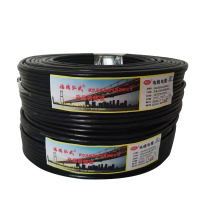 福瑞弘武 铜芯聚氯乙烯护套软电线 ZR-RVV 3*6平方毫米 红色