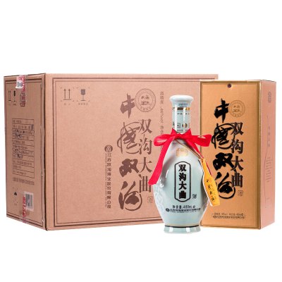 [酒厂直供]双沟大曲 青瓷46度480ml*6瓶 整箱白酒