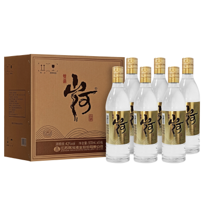 双沟 山河大曲 浓香型白酒 42度 500ml *6瓶 整箱装 浓香型白酒