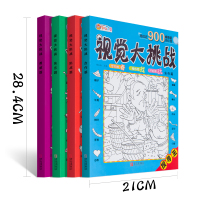 隐藏的图画捉迷藏全套4册1-3年级儿童书7-10岁小学生专注力训练书6-8-10岁益智书逻辑思维游戏大发现迷宫书找不同东