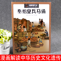 漫眼看历史秦始皇兵马俑书籍中华古代文化遗产主题科普绘本图画书小学生四五年级课外书必读儿童历史百科全书冰心奖获奖作品传奇