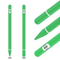苹果apple pencil电容笔ipencil保护套iPad平板硅胶笔套笔尖笔帽 夜光绿一代 是笔套不是笔
