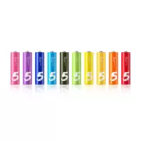 小米彩虹5号电池10粒装碱性干电池家用遥控器玩具电池