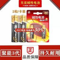 南F电池5号7号玩具汽车鼠标遥控器五号智能锁1.5V碱性干电池 5号2粒（AA）