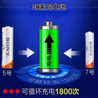 索尼5号充电电池4600毫安五号电池可充电KTV话筒玩具鼠标电池5号 索尼5号4600毫安 2粒电池[配送电池收纳盒]
