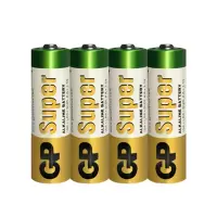 GP超霸5号LR6电池碱性五号AA玩具电子门锁血压计血糖仪遥控器挂钟 5号 4粒