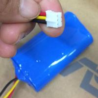 7.4v锂电池组大容量18650电池组扩音器看戏机收音机电煤外接电池 7.4V 3条线的