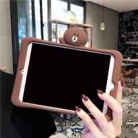 可爱2019新ipad air2保护套mini5硅胶套pro平板卡通壳1/4迷你3套6 棕熊 mini5