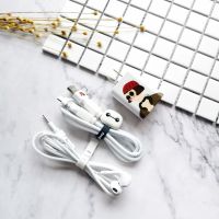 vivo S9/S7/X30/X30pro/X60数据线保护套X50充电器耳机保护线 萝莉(全白) 普通套餐