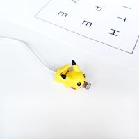 咬线器手机数据线保护套苹果iPhone11/XR/8/7充电器防折断裂XSmax [咬一口 小头保护套]皮卡丘
