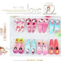 儿童发夹边夹头饰品宝宝百搭公主卡通刘海夹子小童女孩发饰碎发夹 款式1(卡通款8对)