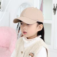 儿童棒球帽春秋季韩版防晒遮阳帽男女童帽子宝宝鸭舌帽潮太阳帽夏 光板卡其 儿童款可调节适合1-9岁宝宝