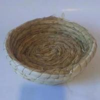 鸽子窝鸟窝鸽子窝信鸽窝草窝玉米皮防侧翻繁殖窝蛋盆家鸽鸽舍用品[7月21日发完] 平底窝1个