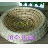 。信鸽用品 小平底窝 稻草窝油草窝 鸽子窝 玉米皮巢盆鸽子窝 小号平底玉米皮草窝 10个特惠装