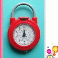 便携式家用手提秤旅游弹簧秤教学生秤购物小秤塑料环秤10公斤 红色