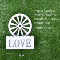 家居壁饰墙壁装饰品仿真植物壁挂花盆创意墙上挂件挂花篮挂墙花篮 单个LOVE挂篮