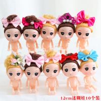 小猪佩琪芭比娃娃儿童生日蛋糕蜘蛛侠小公主系列烘焙婚纱蛋糕摆件 [12cm]+芭比娃娃+(发饰随机) 10套