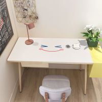 学生学习桌布简约家用pvc写字台布书桌垫防水防油免洗床头柜垫子 开心【颜值强推】 40cm*60cm【适合学生桌】