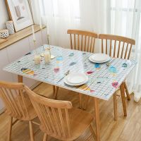 pvc桌布防水防烫防油免洗软玻璃塑料餐桌布电视柜茶几桌布餐桌垫 MP158S-24 70*70cm