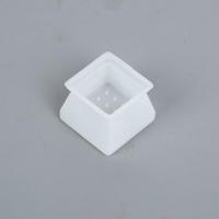 加厚硅胶桌脚套家具椅子凳子腿保护套通用增高垫防滑脚垫耐磨 方形-白色 4个装/弹性硅胶套