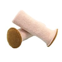 静音保护家具脚垫防滑耐磨硅胶椅子脚套桌椅脚套餐椅脚套凳子腿套 毛毡底米色 16只装